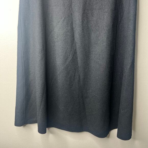 Vince Black Paneled Asymmetric Midi Wool Skirt Sz 2 Minimalist Witchy Whimsigoth - Picture 3 of 13